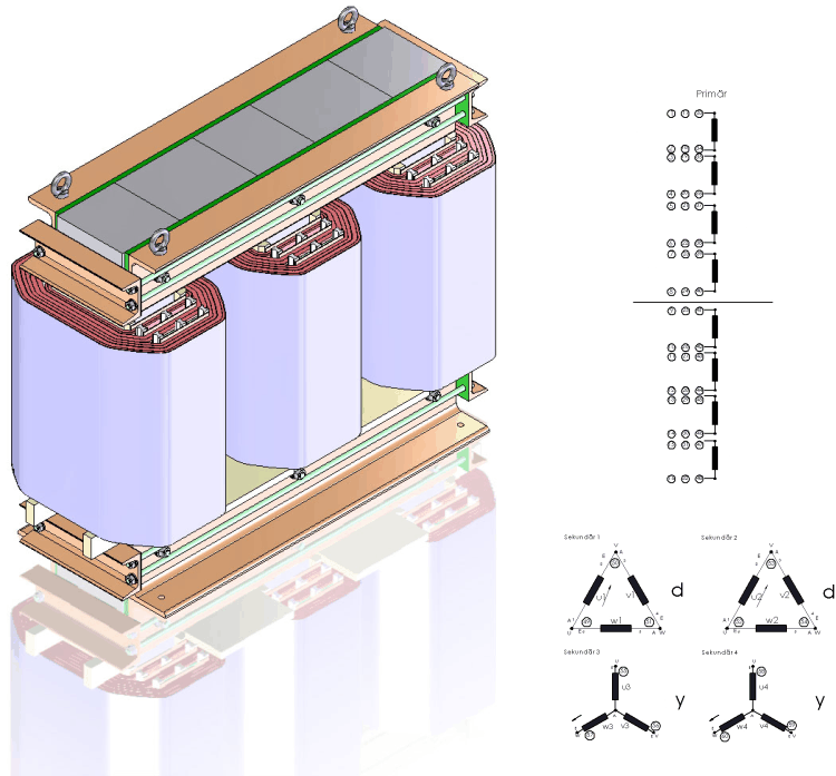 Drehstromtrafo 300 kVA